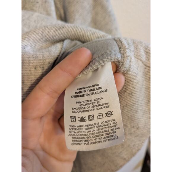 Nike Gray quarter zip pullover Sweater size M - Picture 6 of 8